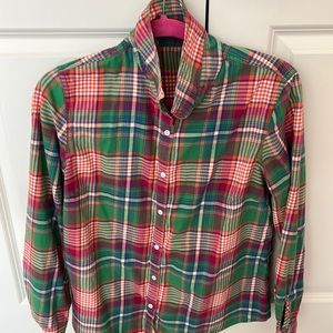 J McLaughlin plaid flannel shirt